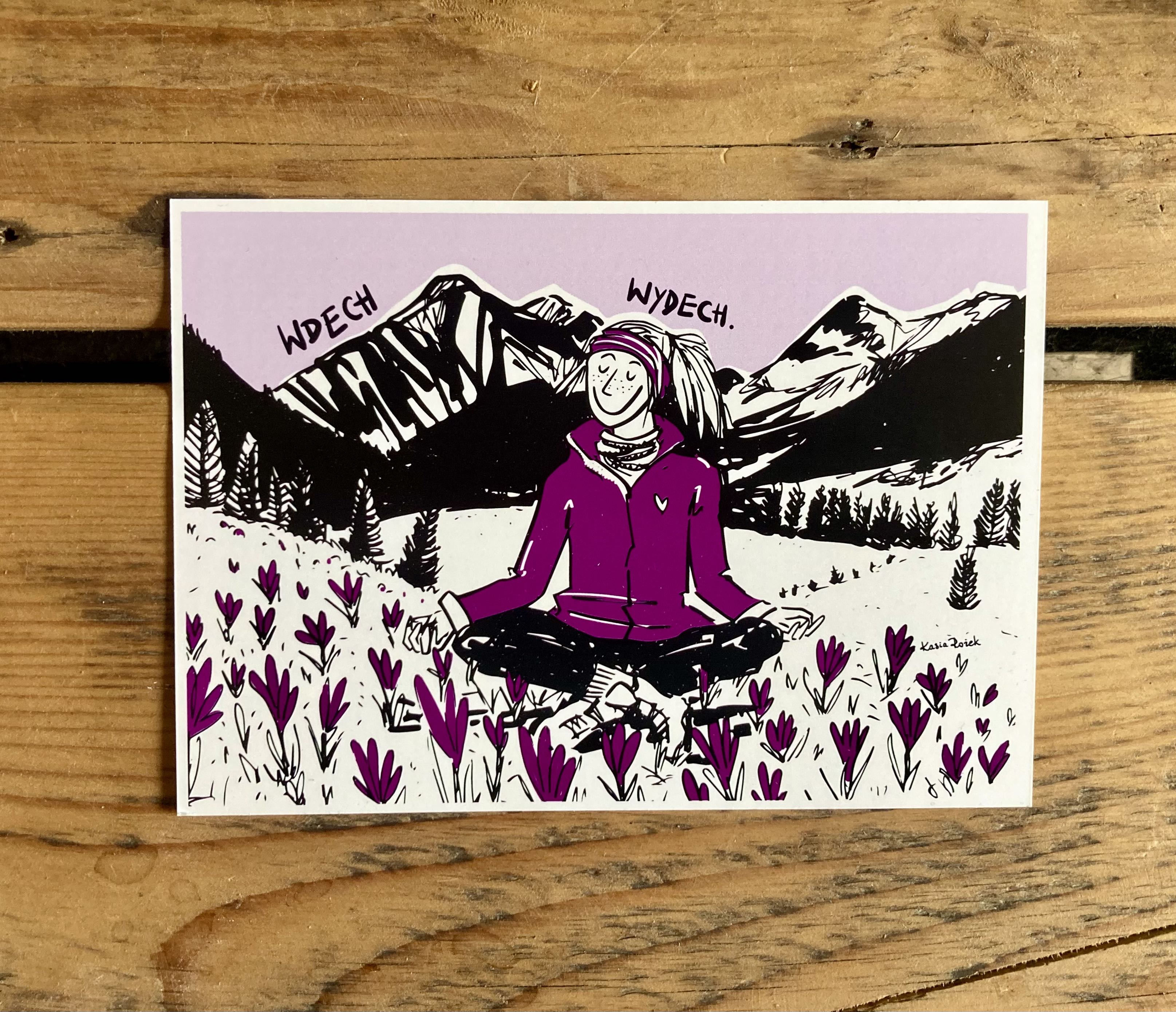 Pocztówka Wdech Wydech