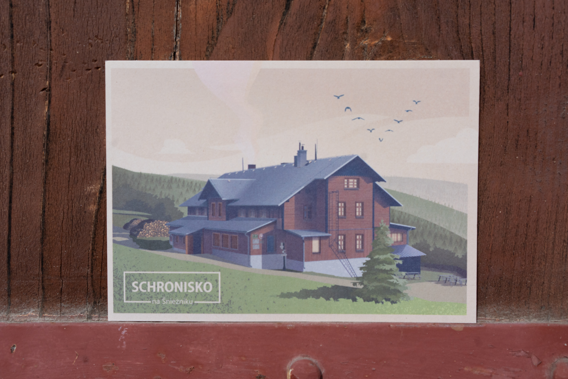 Pocztówka Schronisko na Śnieżniku – Galeria Kotlina